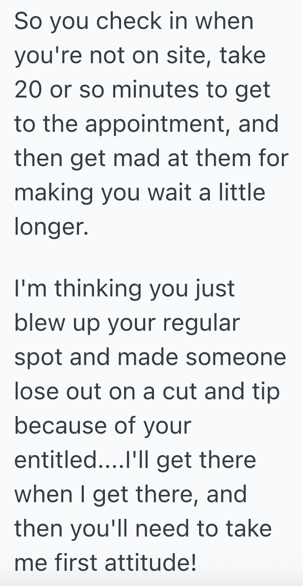 Screenshot 2025 05 03 at 2.17.34 PM Customer Joined The Online Waitlist At His Local Hair Salon, But When He Arrived The Stylist Put Him At The Bottom Of The List