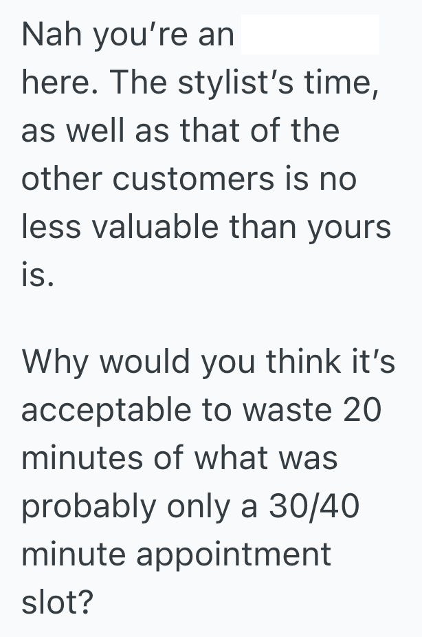 Screenshot 2025 05 03 at 2.17.53 PM Customer Joined The Online Waitlist At His Local Hair Salon, But When He Arrived The Stylist Put Him At The Bottom Of The List