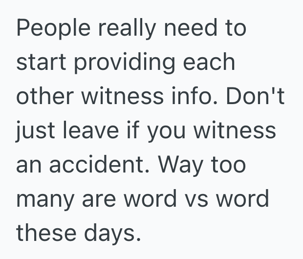 Screenshot 2025 05 03 at 4.19.19 PM Woman Witnesses An Accident Happen And Knows The Person At Fault Will Lie, So She Gives The Other Driver Her Phone Number And Tells Him To Have His Insurance Company Call Her