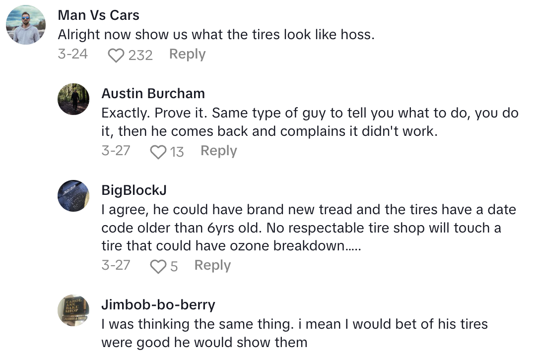 Screenshot 2025 05 03 at 7.16.14 AM Discount Tire Store Customer Talked About His Bad Experience Trying To Get His Tires Balanced