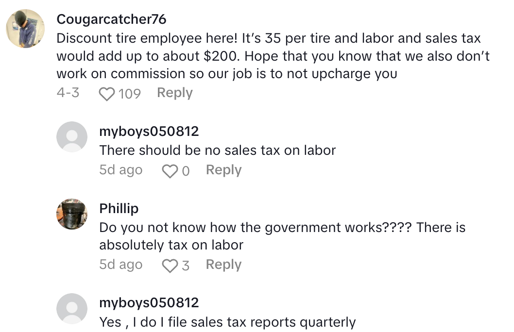 Screenshot 2025 05 03 at 7.16.29 AM Discount Tire Store Customer Talked About His Bad Experience Trying To Get His Tires Balanced