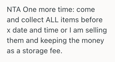 Screenshot 2025 05 04 at 2.11.04 PM Six Years Ago, Her Ex Husband Left A Lot Of His Things At Her House, And She Wants To Get Rid Of Them