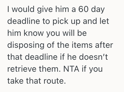 Screenshot 2025 05 04 at 2.11.57 PM Six Years Ago, Her Ex Husband Left A Lot Of His Things At Her House, And She Wants To Get Rid Of Them