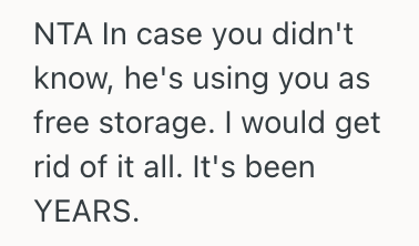 Screenshot 2025 05 04 at 2.15.11 PM Six Years Ago, Her Ex Husband Left A Lot Of His Things At Her House, And She Wants To Get Rid Of Them