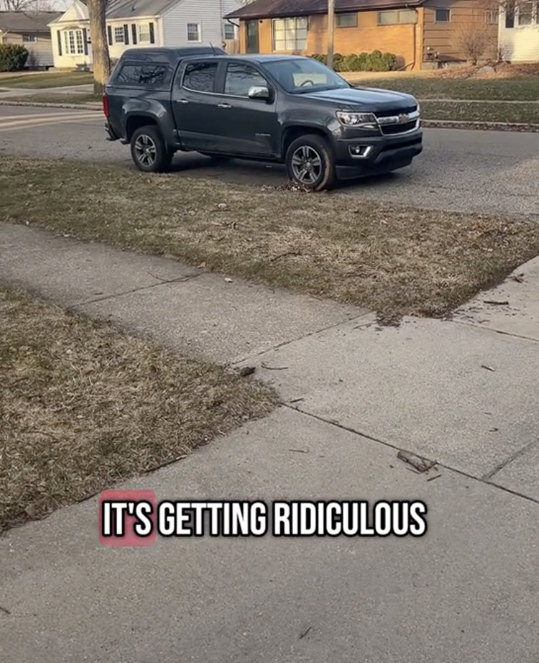 vehicle parked on a street