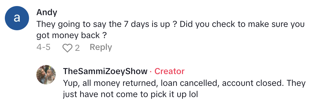 Screenshot 2025 05 04 at 3.56.17 PM A Carvana Customer Said The Company Wont Come Pick Up The Car Her Boyfriend Returned To Them
