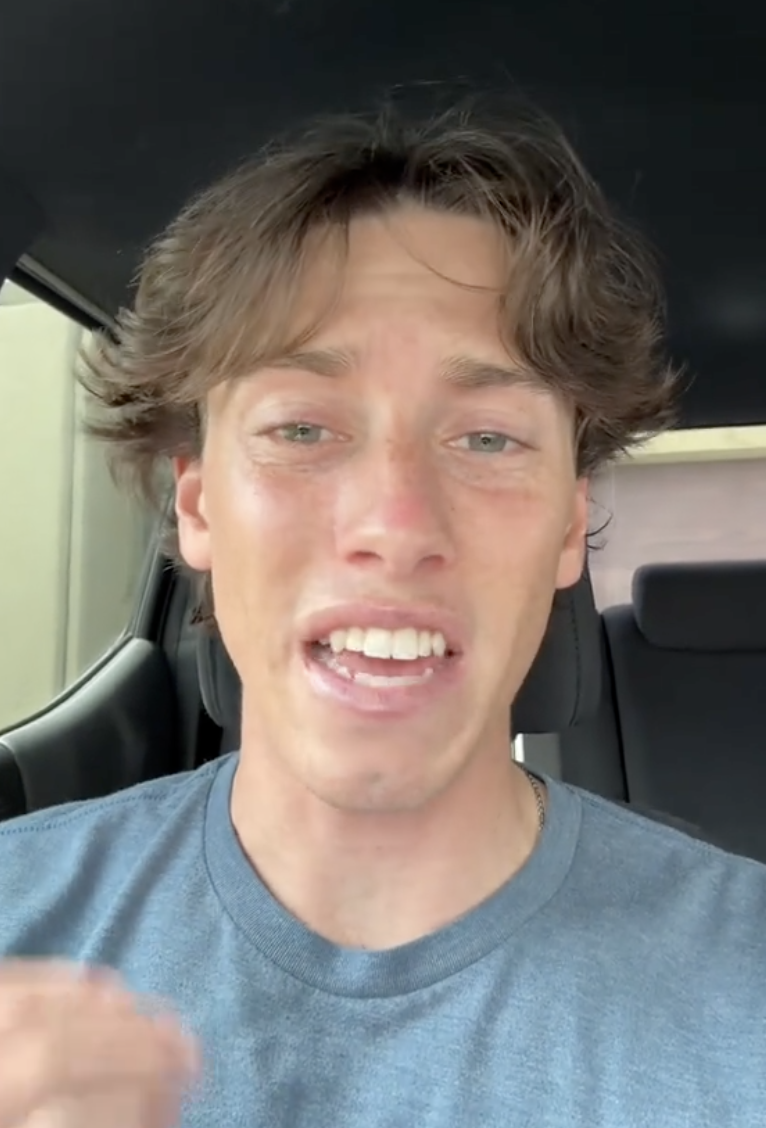 man talking about gas mileage