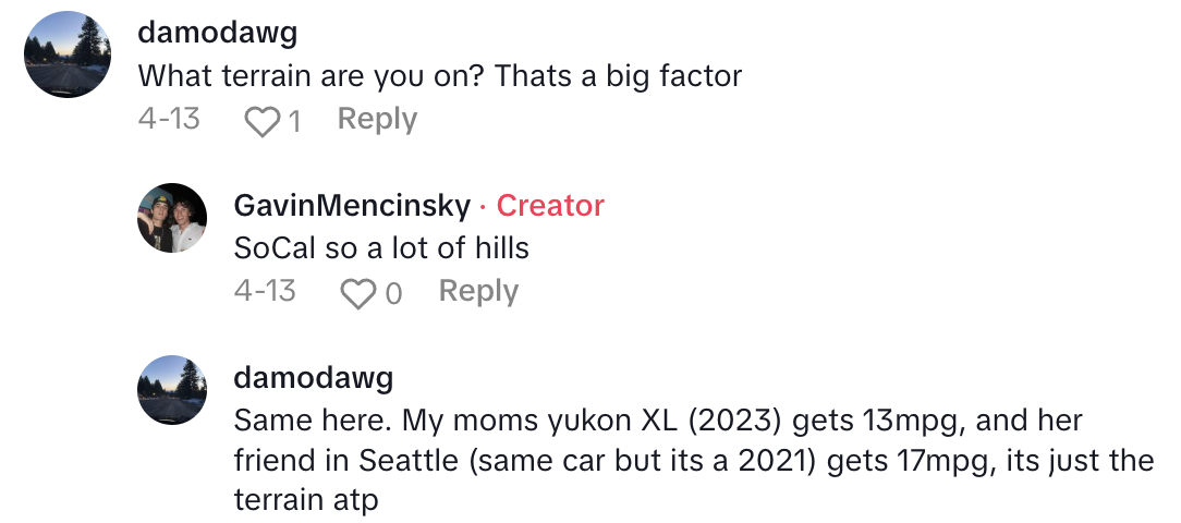 Screenshot 2025 05 04 at 4.54.31 PM Toyota Tacoma Driver Wasnt Impressed With His Gas Mileage.   I could still only get 13 miles a gallon. How is that possible?