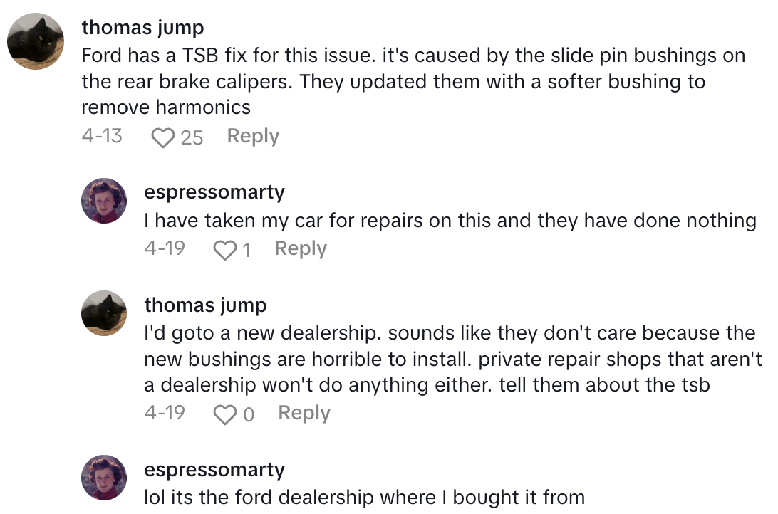 Screenshot 2025 05 04 at 7.27.33%E2%80%AFPM A Ford Bronco Drivers Husband Noticed Strange Noises Coming From Her Vehicle, But She Claims Its Just How The Car Sounds