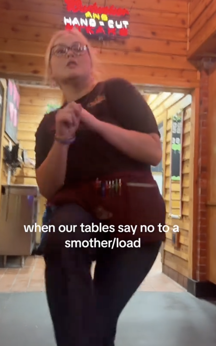 woman working in a restaurant