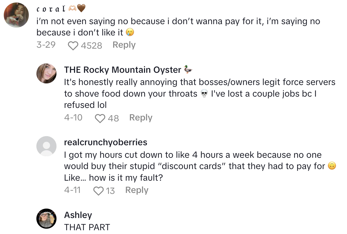 Screenshot 2025 05 04 at 7.42.43 PM Texas Roadhouse Waitress Explained Why She Wants Customers To Get Smothered Steaks.   Our job depends on it.