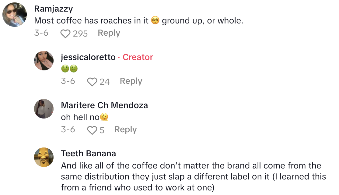 Screenshot 2025 05 04 at 7.48.49 PM A Dutch Bros. Customer Found Something Disgusting In Her Coffee.   How can you do this to me on sticker day?