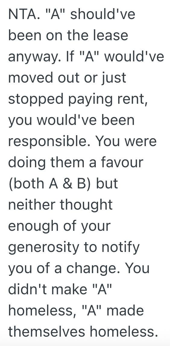 Screenshot 2025 05 05 at 10.07.10 PM Tenant Canceled The Lease On The Apartment Where She Used To Live, But That Means Her Roommate Might End Up Homeless