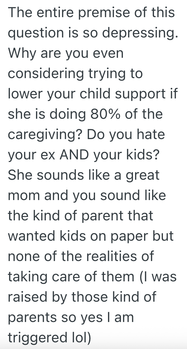 Screenshot 2025 05 05 at 3.55.57 PM Man Finds Out His Ex Wife Got A New Job That Pays A Lot More, So Now Hes Considering Requesting A Modification In Child Support Payments