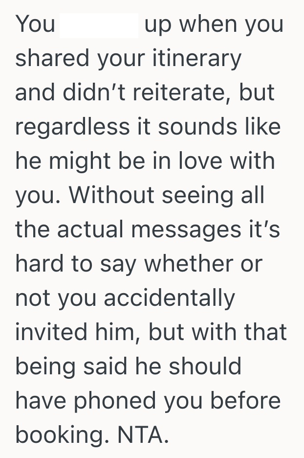 Screenshot 2025 05 05 at 6.39.40 PM She Planned To Take A Two Month Long Trip By Herself, But A Friend Misunderstood And Thought Theyd Be Traveling Together