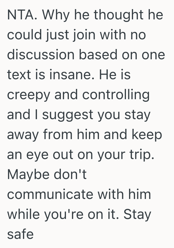 Screenshot 2025 05 05 at 6.40.35 PM She Planned To Take A Two Month Long Trip By Herself, But A Friend Misunderstood And Thought Theyd Be Traveling Together