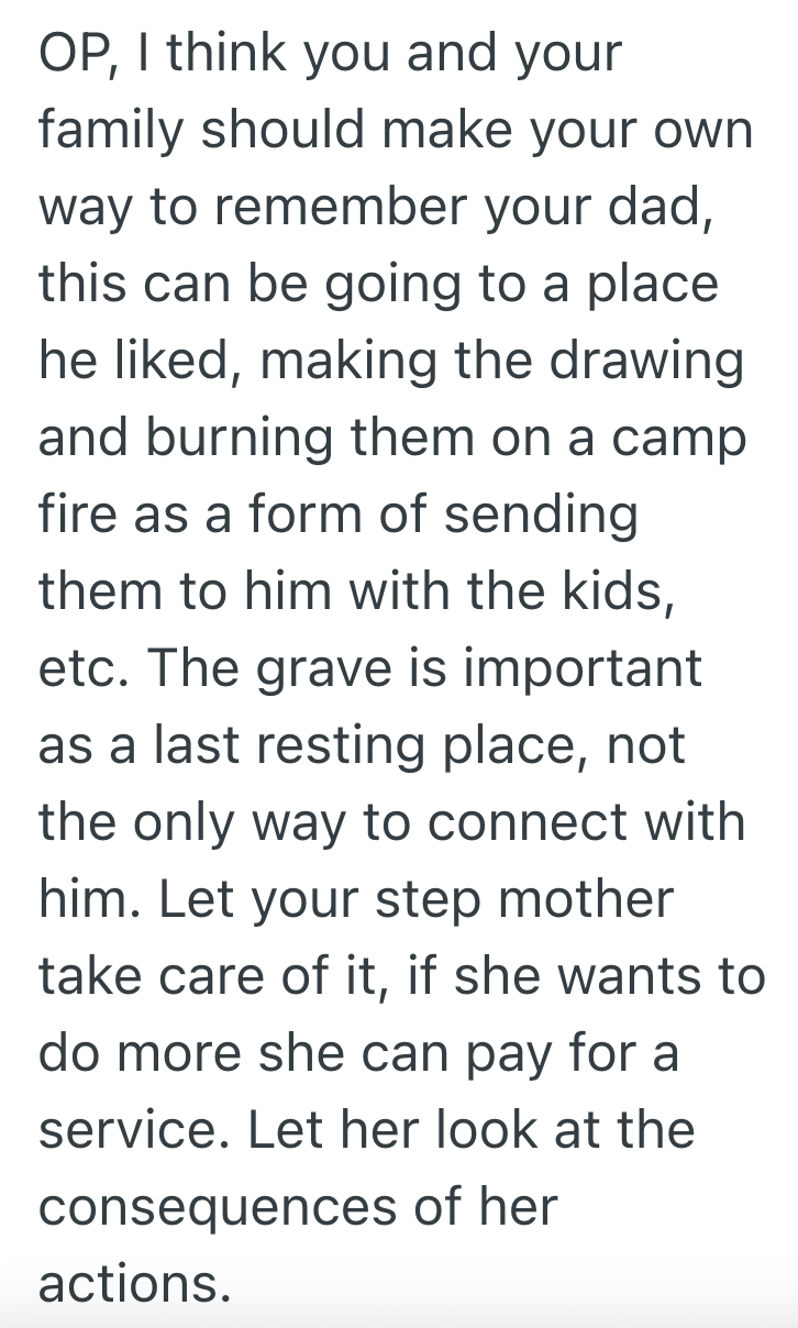 Screenshot 2025 05 06 at 4.58.42 PM Daugther Tried To Spend Time At Her Fathers Grave, But Her Widowed Stepmom Kept Pushing Her Away Until She Decided To Stop Caring For Her Grave