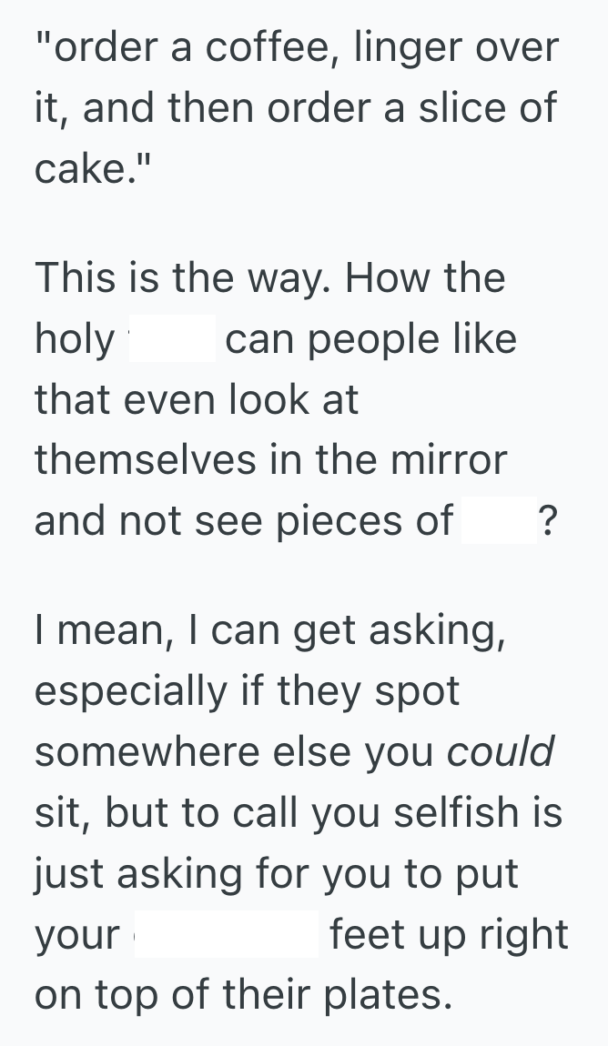 Screenshot 2025 05 07 at 1.12.13 PM Rude Strangers Tried To Guilt A Patron Into Leaving A Communal Table, So He Stayed Longer And Ordered Dessert Out Of Spite