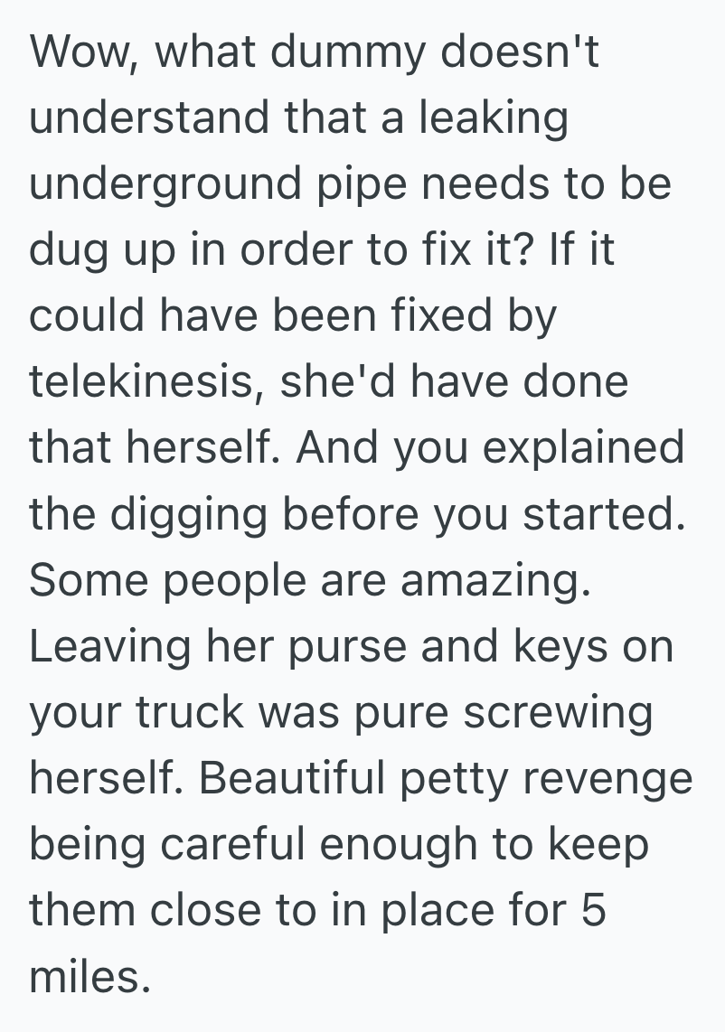 Screenshot 2025 05 08 at 1.21.57 PM Difficult Customer Told Contractor To Leave And Slammed The Door, So He Gently Backed Out With Her Belongings Still On His Car Hood
