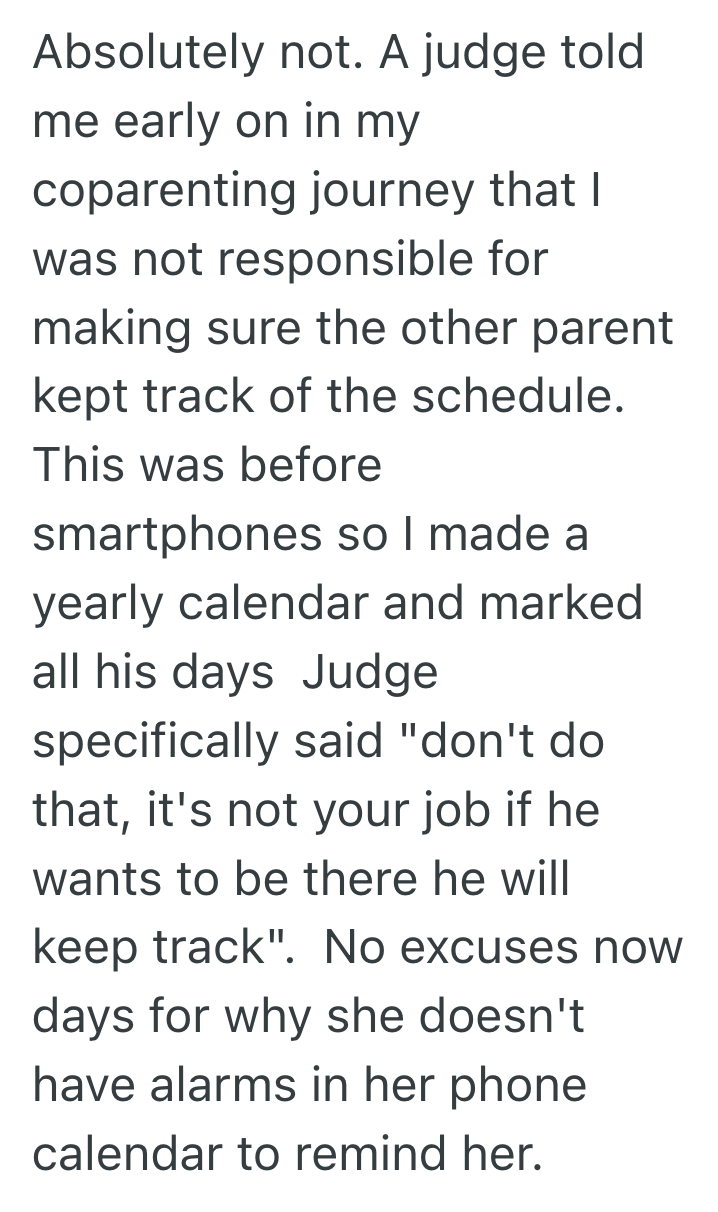 Screenshot 2025 05 09 at 12.38.35 PM His Ex Never Shows Up To Pick Up Their Child On Her Custody Days, So He Was Forced To Keep Reminding Her About The Schedule