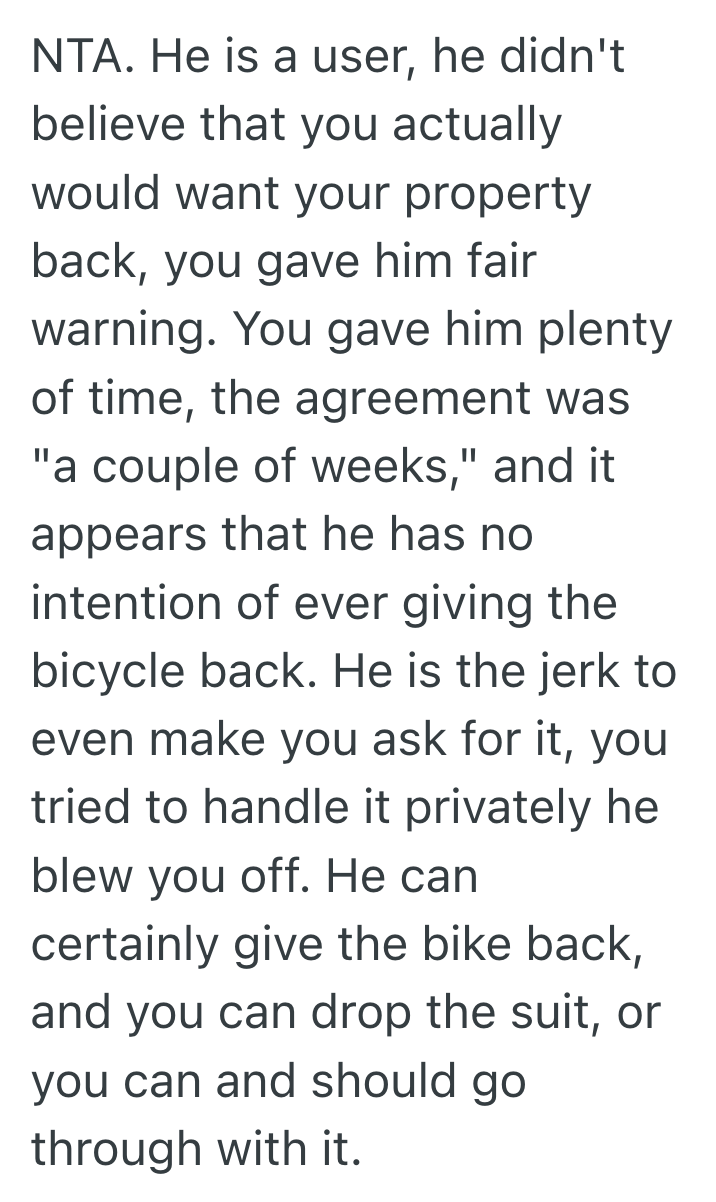 Screenshot 2025 05 10 at 12.53.44 PM His Cousin Refused To Return His Bike After Borrowing It, So He Took Him To Court To Teach Him A Lesson