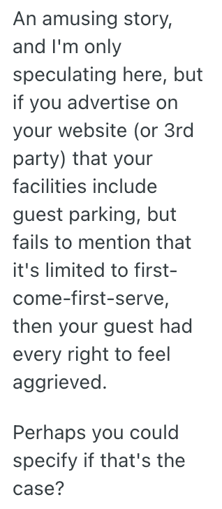 Screenshot 2025 05 10 at 8.16.14 AM Rude Hotel Guest Complained About The Lack Of Parking, So This Employee Tricked Her To Make Her Feel Like She Was Getting A Discount