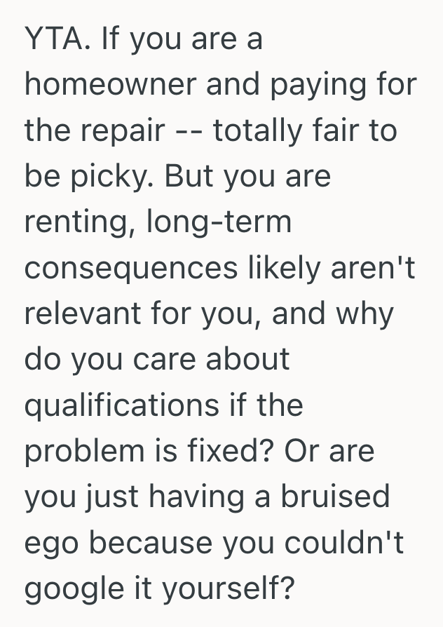 Screenshot 2025 05 11 at 11.27.21 PM Stubborn Tenant Refused Help From Someone Still Learning, So Their Sink Stayed Clogged Even Longer Than Expected
