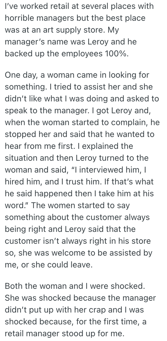 Screenshot 2025 05 11 at 2.26.02 PM Store Manager Kept Giving In To Customers Demands, So A Retail Employee Decided To Always Escalate Customer Complaints