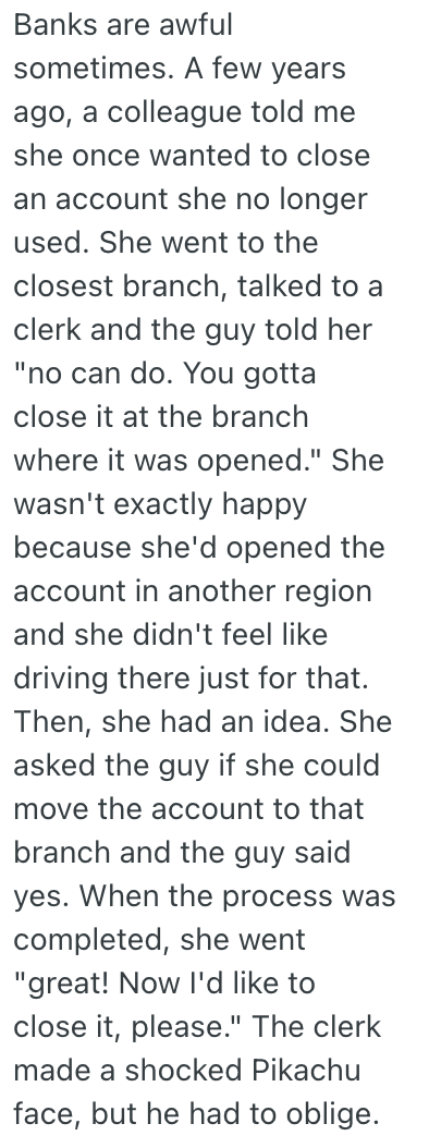 Screenshot 2025 05 11 at 2.37.44 PM A Bank Worker Tried To Charge Them To Close An Account, So They Moved It All And Left One Dollar Behind