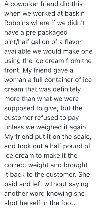 Screenshot 2025 05 11 at 2.46.41 PM A Customer Tried To Tell This Worker That She Weighed Her Cashews Wrong, So She Took Some Of Them Out Of The Bag To Be Petty