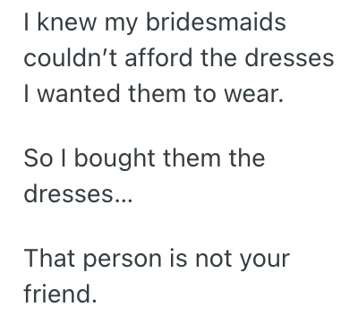 Screenshot 2025 05 12 at 4.15.58 PM Woman Backed Out Of Being Her Friend’s Bridesmaid Because Of Financial Issues, So Now She Might Get Uninvited To The Wedding