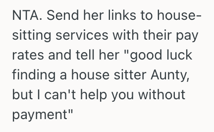 Screenshot 2025 05 12 at 6.32.55 PM Man Asked His Aunt To Increase His Pay To House Sit For Her, So She Started Guilt Tripping Him