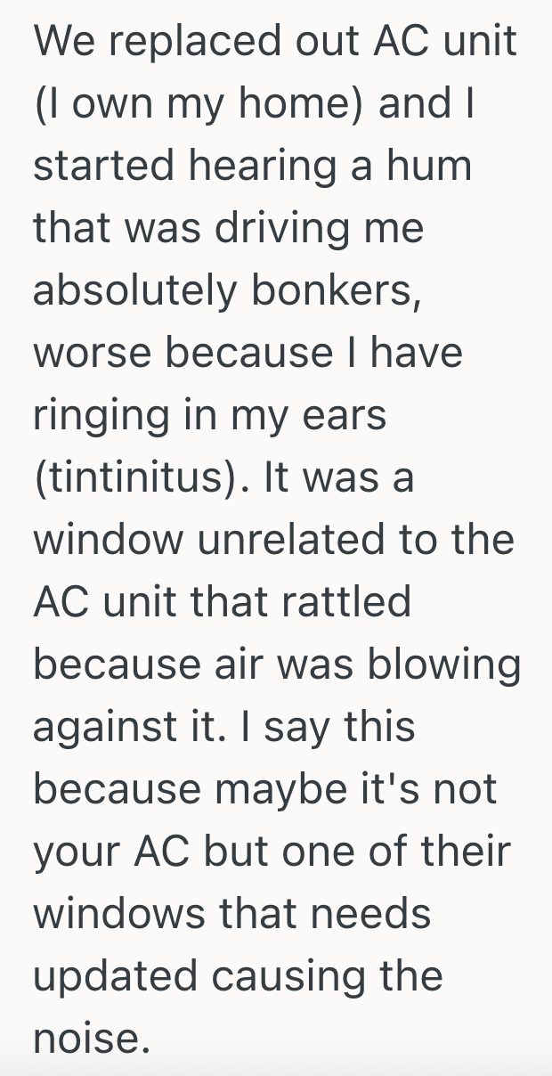 Screenshot 2025 05 13 at 9.37.39 PM Landlord Replaces The A/C Unit In One Townhome, But The Next Door Neighbor Complains That Its Too Noisy