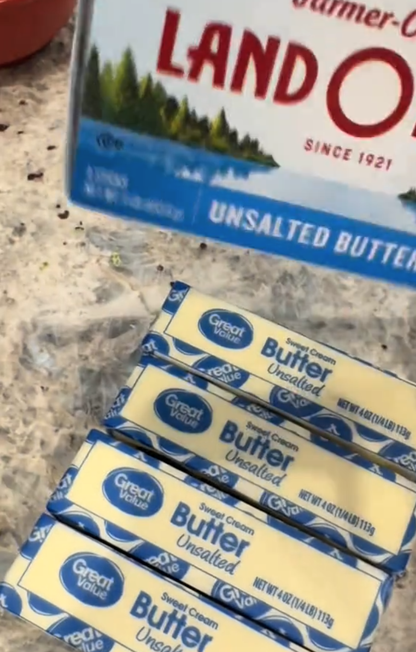 Four sticks of butter