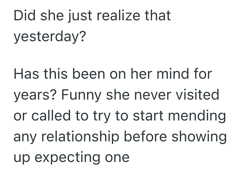 Screenshot 2025 05 14 at 2.41.33 AM Her Mom Returned After Abandoning Her When She Was Little, And She Is Unsure If She Wants Her Back In Her Life