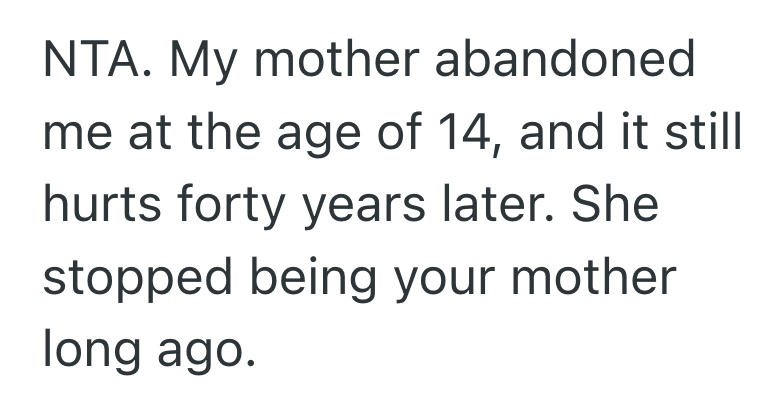 Screenshot 2025 05 14 at 2.43.26 AM Her Mom Returned After Abandoning Her When She Was Little, And She Is Unsure If She Wants Her Back In Her Life