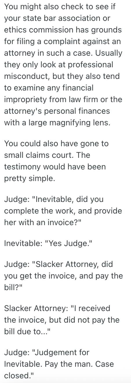 Screenshot 2025 05 17 at 1.25.21 PM Lawyer Refused To Pay Them For Their Gardening Work, So They Left A Bad Review Online About Her And Her Company