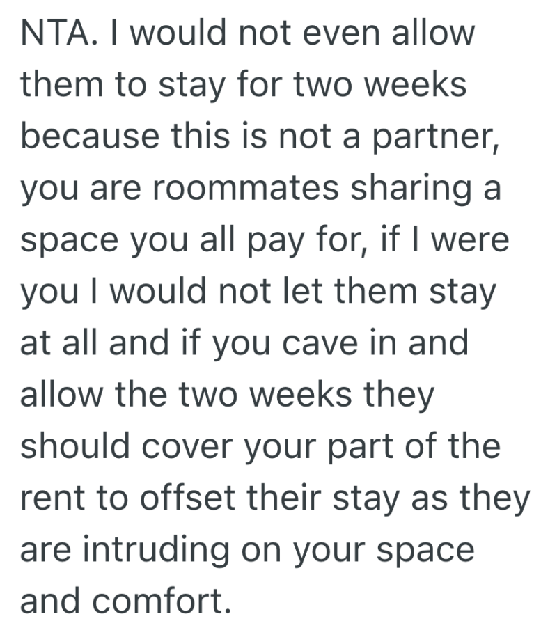Screenshot 2025 05 19 at 9.00.11 PM e1747702861620 Roommate’s Parents Always Stay For A Month When They Visit, But One Roomie Tells Them They Can’t Move In Again