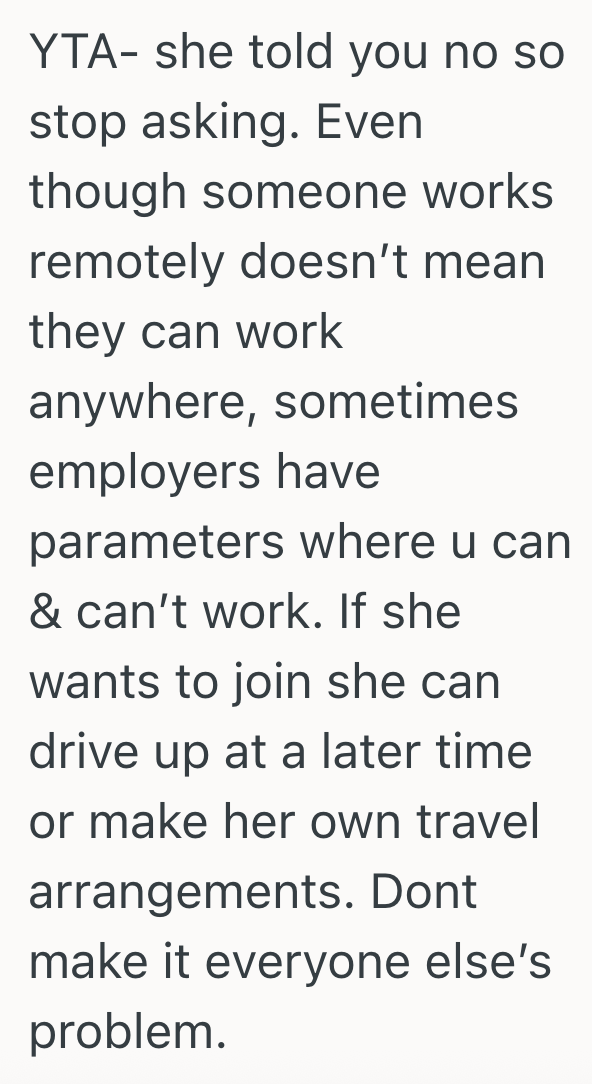 Screenshot 2025 05 20 at 7.28.26 PM Group Of Friends Plan To Spend The Weekend At An Airbnb, But Now One Friend Doesnt Want To Ask For Time Off Work