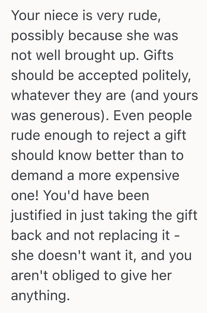 Screenshot 2025 05 21 at 11.28.14 AM A Relative Gifted Their Teenage Niece With A Brand New iPhone, But Then She Criticized It For Not Being The Right Model