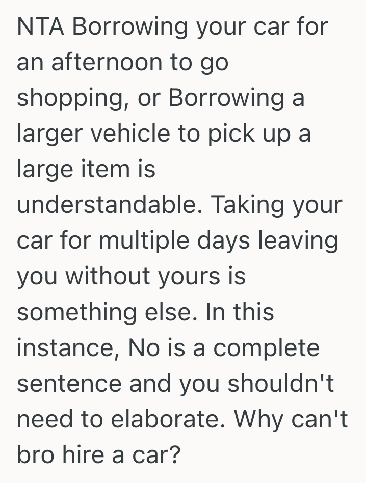 Screenshot 2025 05 21 at 12.08.16 PM Her Younger Brother Needed A Car To Drive To Vegas And Pressured Her To Help, But She Made Up An Excuse To Protect Her Peace