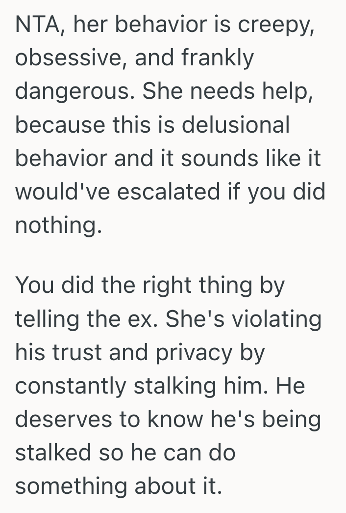 Screenshot 2025 05 21 at 2.45.51 PM Her Friend Obsessively Tracked Her Ex’s Location After Their Breakup, But When She Warned The Ex Her Friend Felt Betrayed