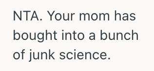 Screenshot 2025 05 21 at 5.55.21 PM Woman Asked For Regular Spaghetti Instead Of Gluten Free, But Her Mom Says Shes Being Inconsiderate