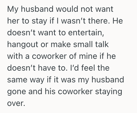 Screenshot 2025 05 22 at 1.21.32 PM Woman Has An Upcoming Work Trip, And She Feels Uncomfortable Leaving Her Boyfriend And Coworker Alone Together In Her Apartment