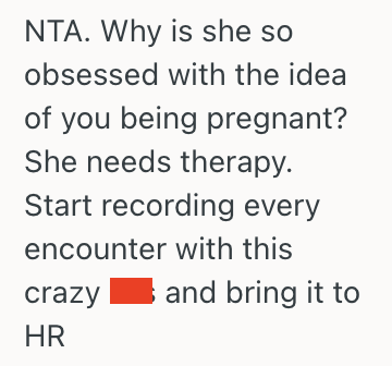 Screenshot 2025 05 22 at 11.23.36 PM Her Coworker Rubbed Her Belly Assuming Shes Pregnant, So She Put Her In Her Place