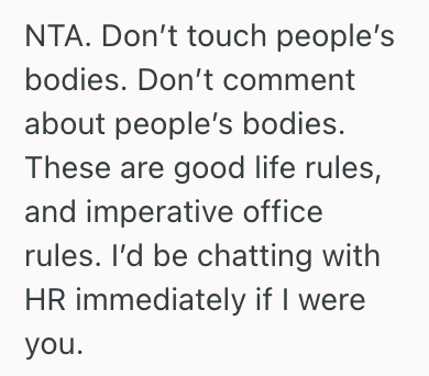 Screenshot 2025 05 22 at 11.24.51 PM Her Coworker Rubbed Her Belly Assuming Shes Pregnant, So She Put Her In Her Place