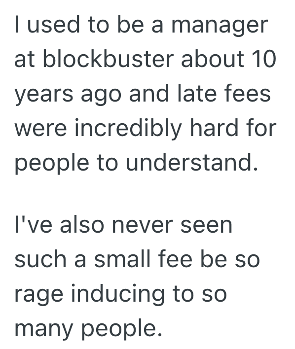 Screenshot 2025 05 22 at 11.26.16 PM Customer Claims That She Shouldnt Have To Pay A Late Fee Because She Returned The DVD, But Her Definition Of Returning A DVD Is Questionable