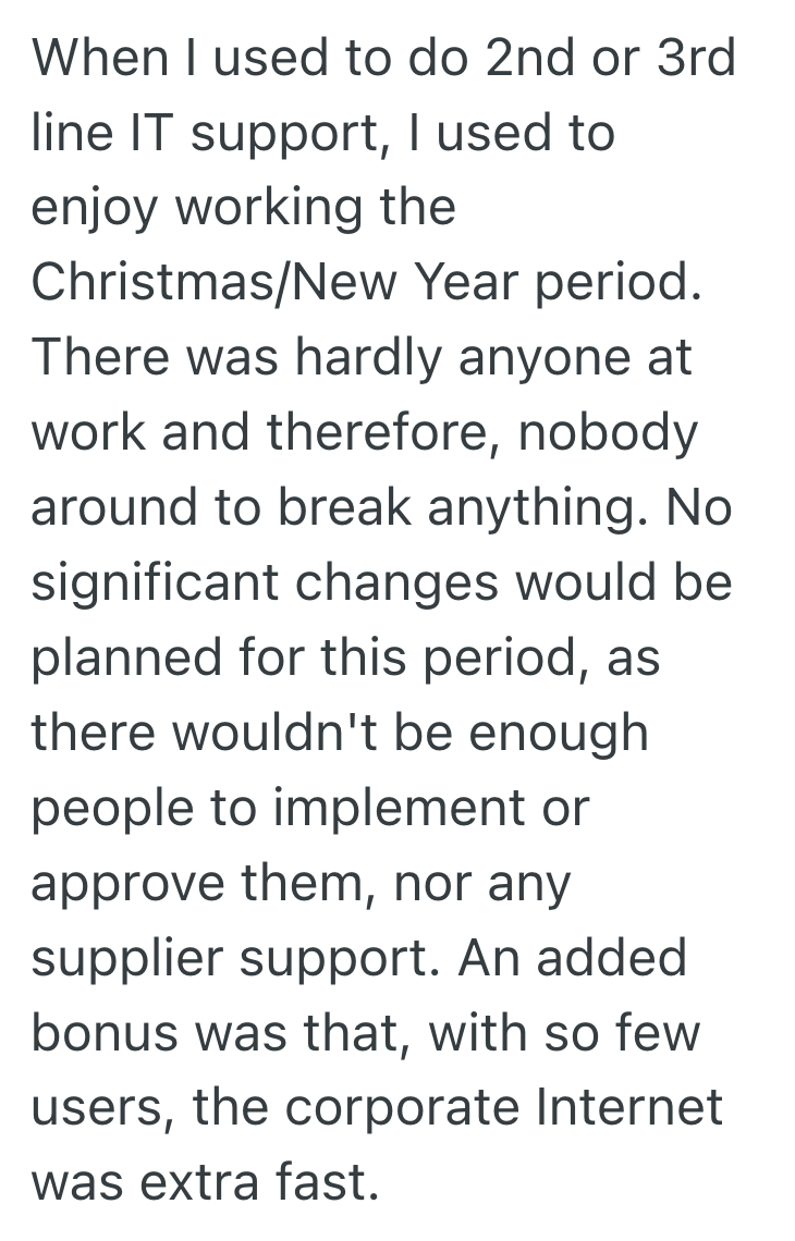 Screenshot 2025 05 23 at 5.53.20 PM An Employees Team Took PTO After A Holiday, So That Employee Decided To Get Paid For Watching An Empty Office Instead