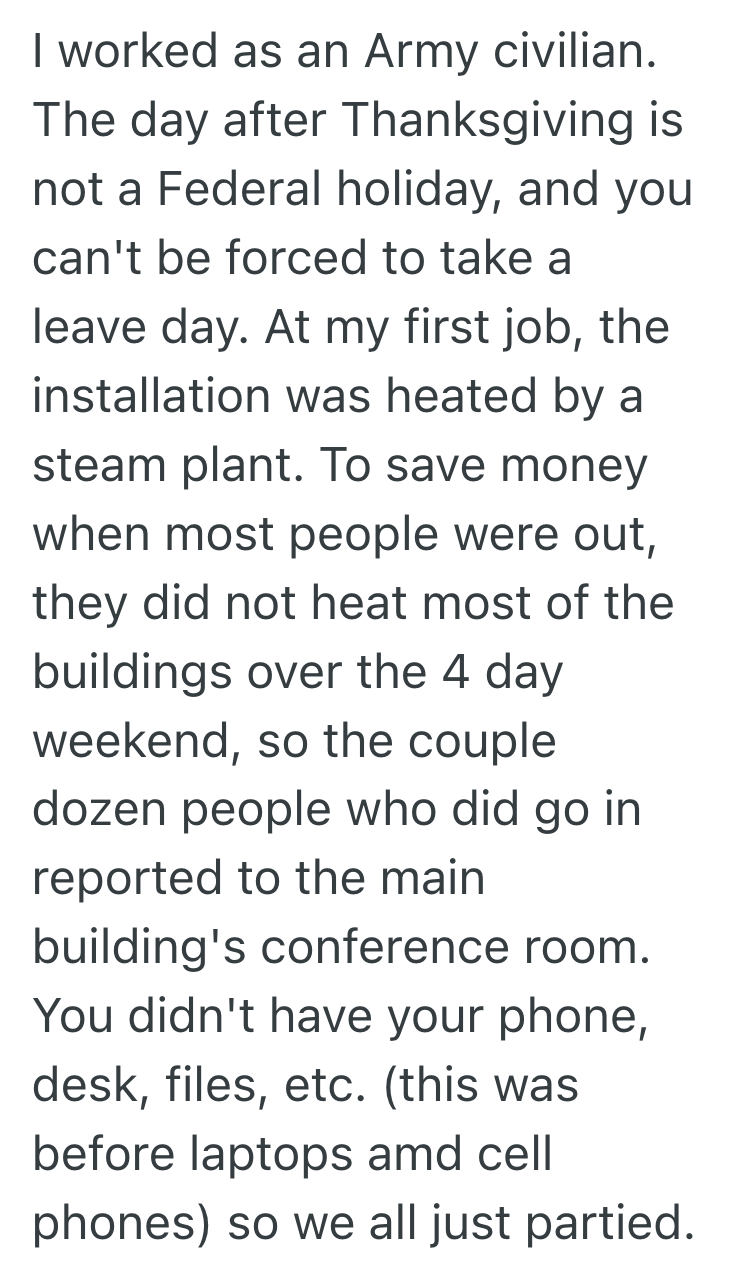 Screenshot 2025 05 23 at 5.54.12 PM An Employees Team Took PTO After A Holiday, So That Employee Decided To Get Paid For Watching An Empty Office Instead