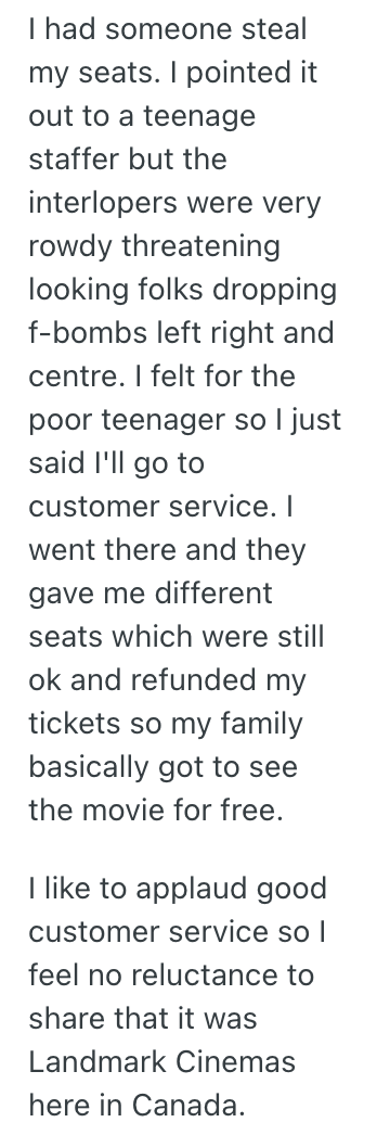 Screenshot 2025 05 23 at 9.53.25 AM Rude Movie Theater Customers Stole Their Seats, So This Parent Let Their Kids Be Loud And Obnoxious During The Film